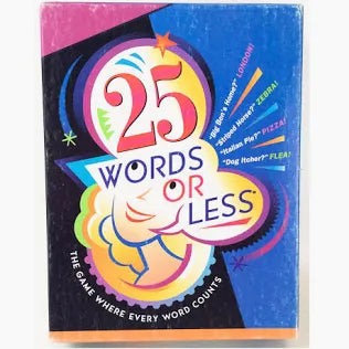 25 Words or Less Downloadable Instructions 2002