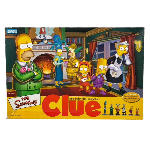Clue The Simpsons 2002 Downloadable Instructions + Insert