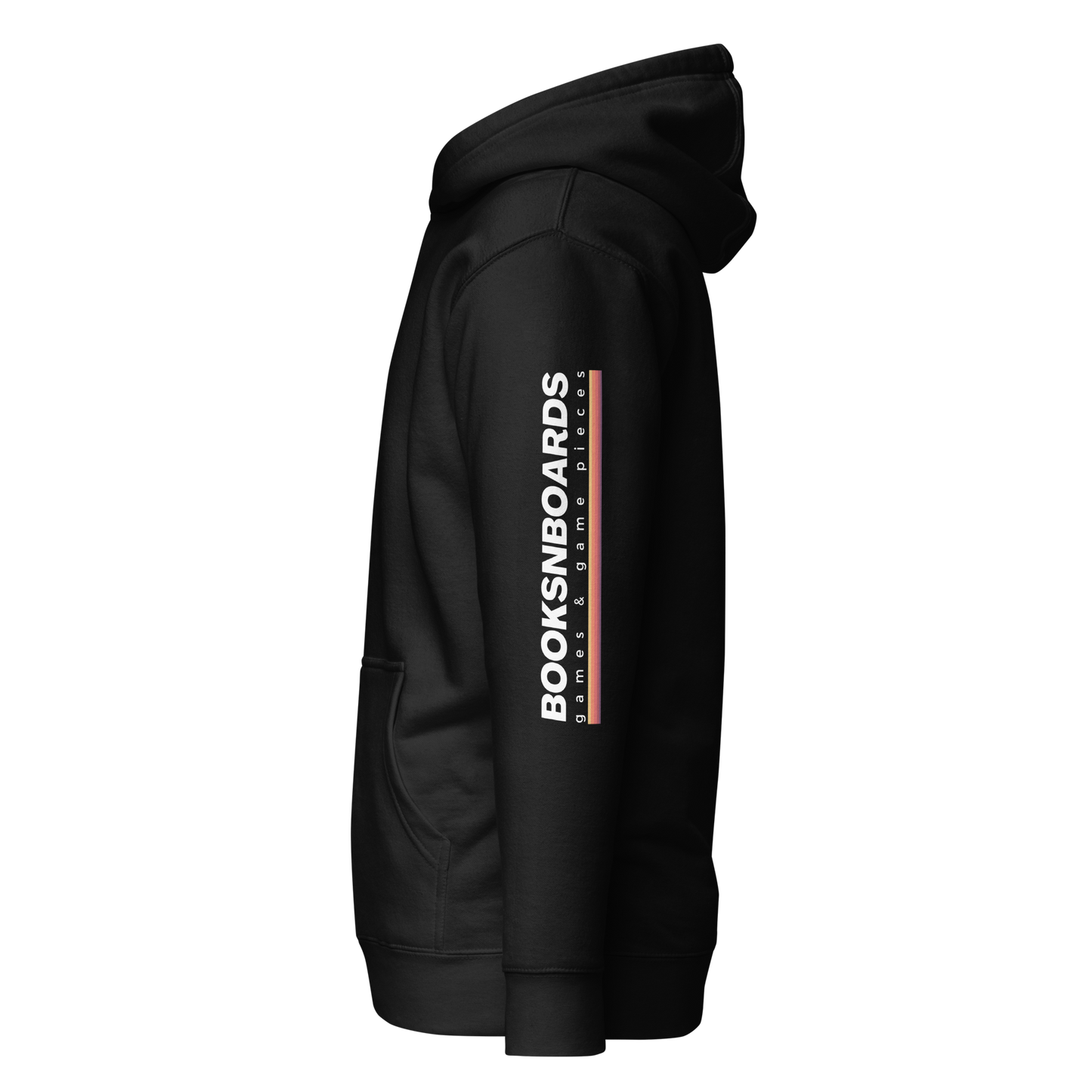 BNB Black Unisex Hoodie with Left Arm Logo