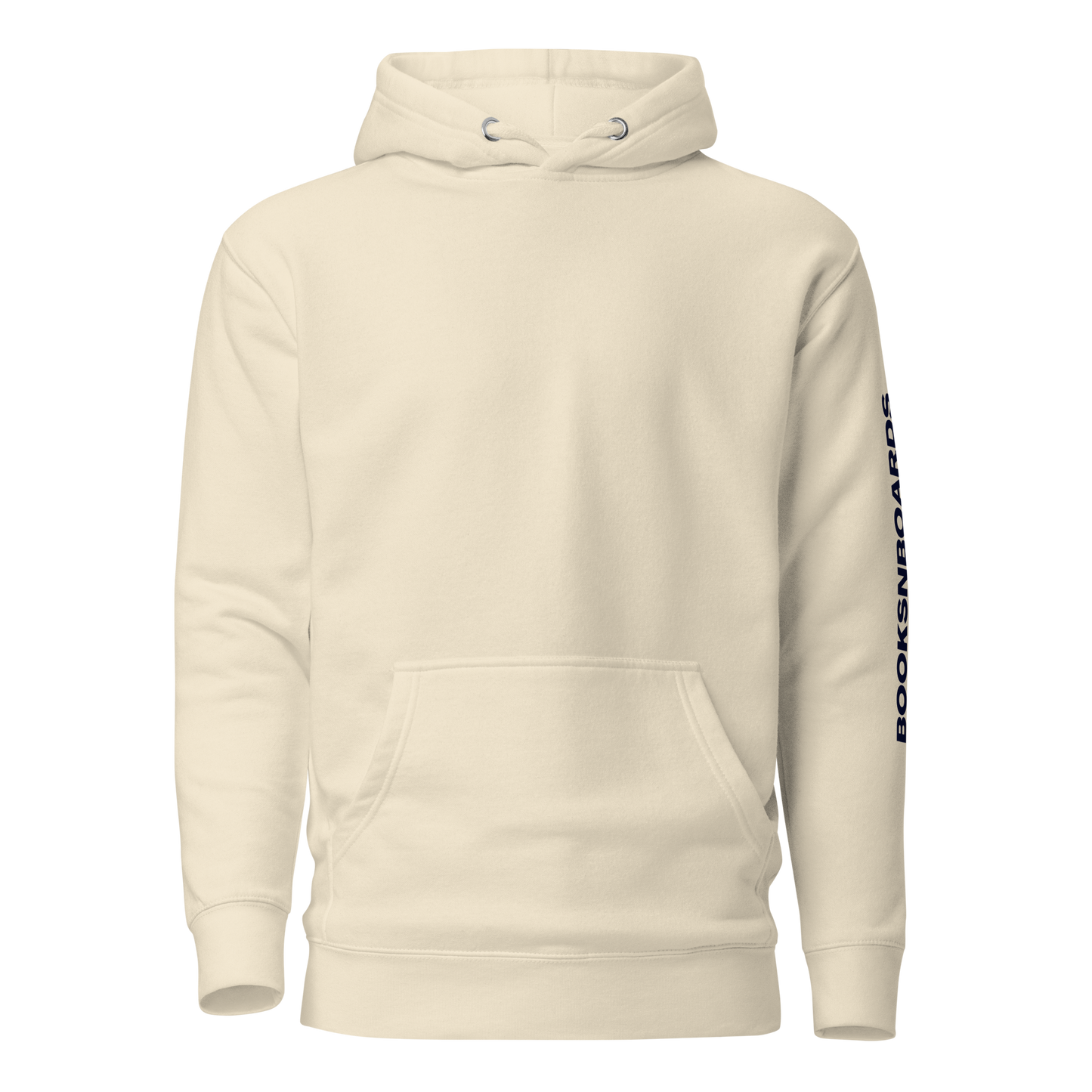 BNB Vintage White Unisex Hoodie with Left Arm Logo